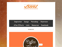 Tablet Screenshot of designbent.com